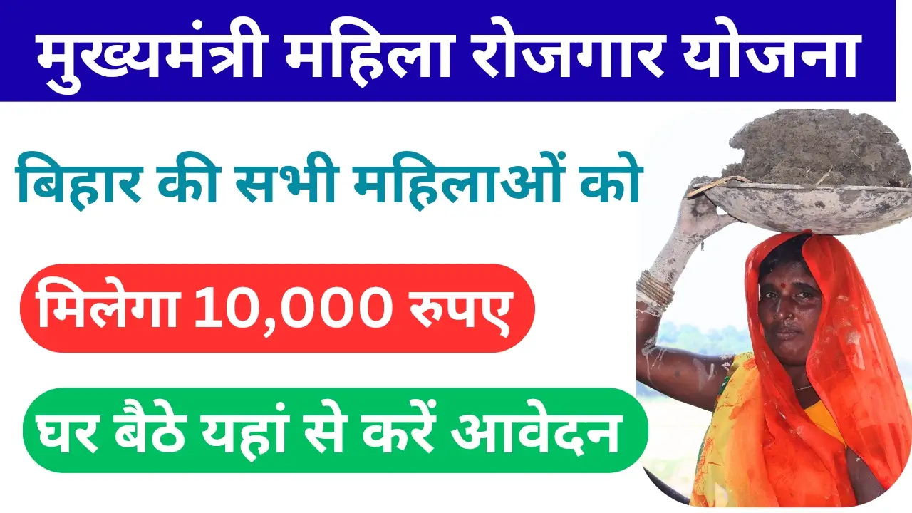 Mukhyamantri Mahila Rojgar Yojana 2025